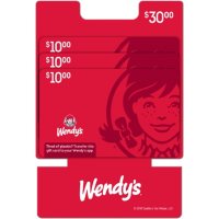 Wendy's $30 Value Gift Cards - 3 x $10