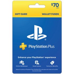 Sony PlayStation Store $70 Value Gift Card
