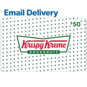 Krispy Kreme $50 Email Delivery Gift Card