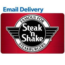 Steak 'n Shake $50 Email Delivery Gift Card