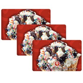 Cold Stone Creamery $30 Gift Card Multi-Pack, 3 x $10