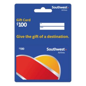 Southwest Airlines Gift Card - Various Amounts