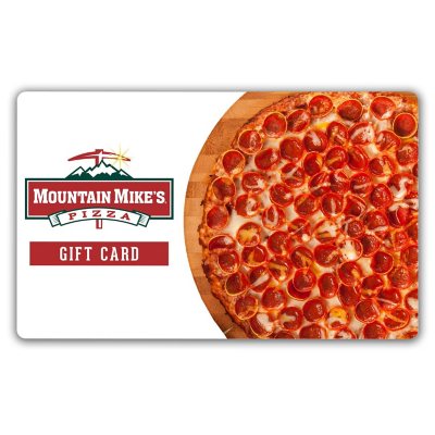 Mountain Mike's Pizza $50 Value Gift Cards - 2 x $25 - Sam's Club