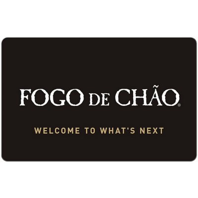 Fogo de Chao Two Restaurant $50 E-Gift Cards