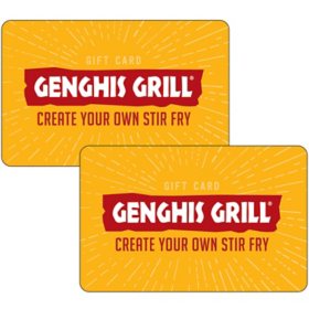 Genghis Grill $50 Gift Card Multi-Pack, 2 x $25