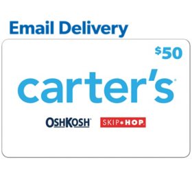 Carter's $50 Value eGift Card - (Email Delivery)