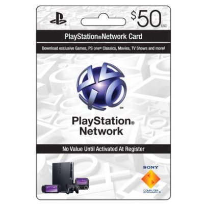 $50 PlayStation Store USD Card - PS PSN US Store - FISICAL CARD PS5/PS4/PS3