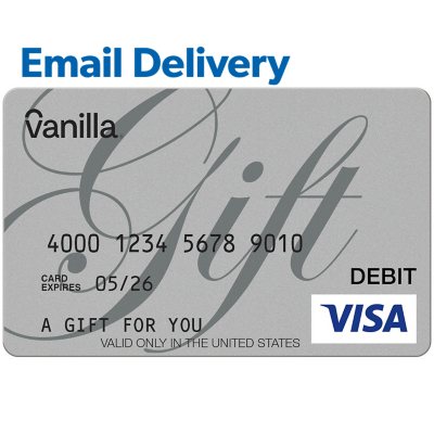 Buy a Visa Gift Card Online, Email Delivery