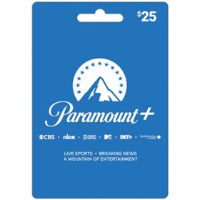 CBSi Paramount Plus $25 Gift Card