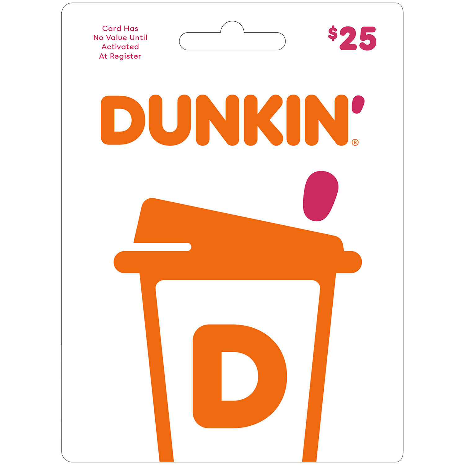 Dunkin' Donuts $25 Gift Card