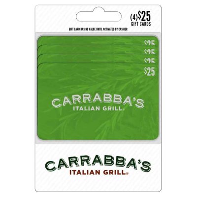 Carrabba's Gift Card
 Carrabba s Gift Card $25 Sam s Club