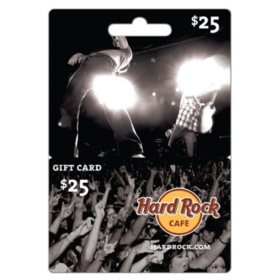 Hard Rock Cafe $25 Gift Card