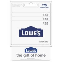 Lowe's $75 Value Gift Cards - 3 x $25