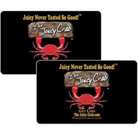 The Juicy Crab $50 Value Gift Cards - 2 x $25