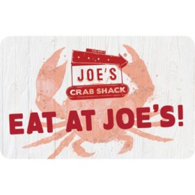 Joe's Crab Shack $120 Gift Card Multi-Pack, 2 x $50 + $20 Bonus