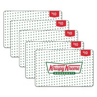 Krispy Kreme $50 Value Gift Cards - 5 x $10