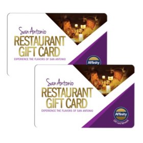 San Antonio Restaurant $100 Gift Card Multi-Pack, 2 x $50
