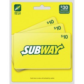 Buy Subway Gift Cards & eGift Cards