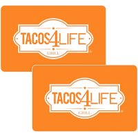 Tacos 4 Life $50 Value Gift Cards -2 x $25