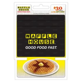 Waffle House $30 Gift Card Multi-Pack, 3 x $10