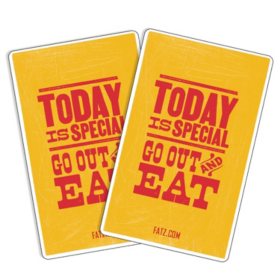 Fatz Café GA, NC, SC, TN, VA $50 Gift Cards - 2 x $25