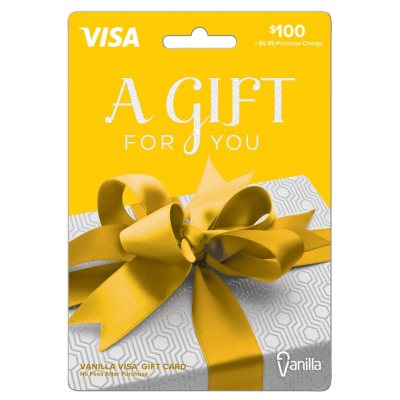 100 Vanilla Visa Gift Card Sam S Club