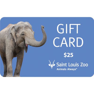 St. Louis Zoo (St. Louis, MO) $50 Value Gift Cards - 2 x $25 - Sam&#39;s Club