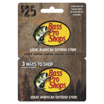 Amazing how little a 25 dollar gift card goes in bass pro shop : r