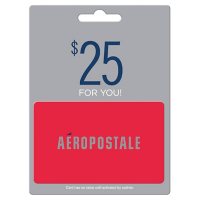Aeropostale $25 Value Card