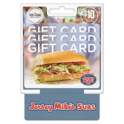 jersey mike's subs gift cards