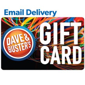 Dave & Busters eGift Card - Various Amounts (Email Delivery)