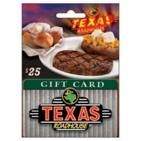 Texas Roadhouse $25 Gift Card 