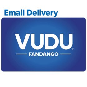 VUDU Fandango Email Delivery Gift Card, Various Amounts