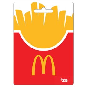 McDonalds $25 Gift Card