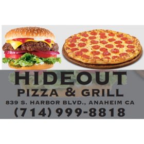 Hideout Pizza & Grill $50 Gift Card Multi-Pack, 2 x $25