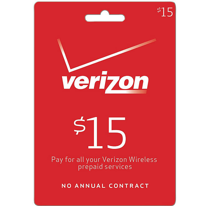Verizon Wireless $15 Monthly eGift Card - (Email Delivery) 