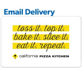 California Pizza Kitchen $50 Email Delivery Gift Card