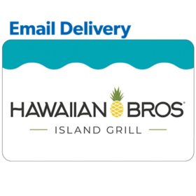 Hawaiian Bros $50 Email Delivery Gift Card