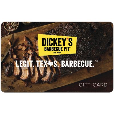 Dickeys bbq shop gift card