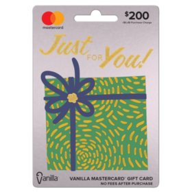 Vanilla Mastercard Shimmer Box $200 Gift Card