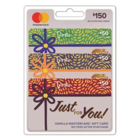 Vanilla® Mastercard® Shimmer Box $150 Value Gift Cards - 3 x $50