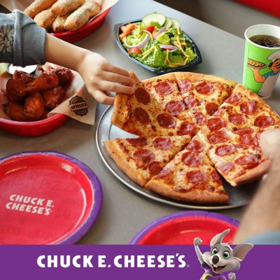 Chuck E Cheese 50 Value Gift Cards 2 X 25 Sam S Club