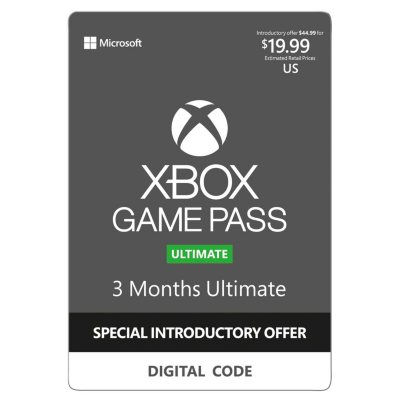Xbox Game Pass Ultimate: 3 Month Membership - Physical Card with Microfiber  Cleaning Cloth