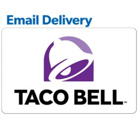 Taco Bell $50 Email Delivery Gift Card