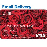 Vanilla eGift Visa® Virtual Account - Red Roses Various Amounts (Email Delivery)