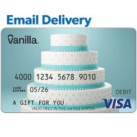 Vanilla eGift Visa® Virtual Account - Blue Cake Various Amount (Email Delievery)