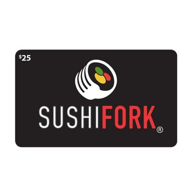 Sushifork $50 Multi-Pack Gift Cards, 2 x $25