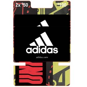 Adidas $100 Gift Card Multi-Pack, 2 x $50