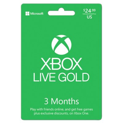 xbox live one month