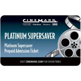 2 Cinemark Movie Tickets